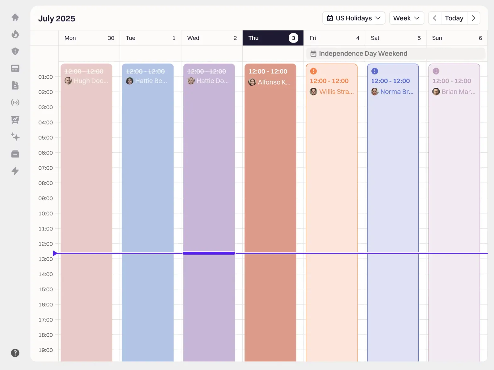 Rootly dashboard