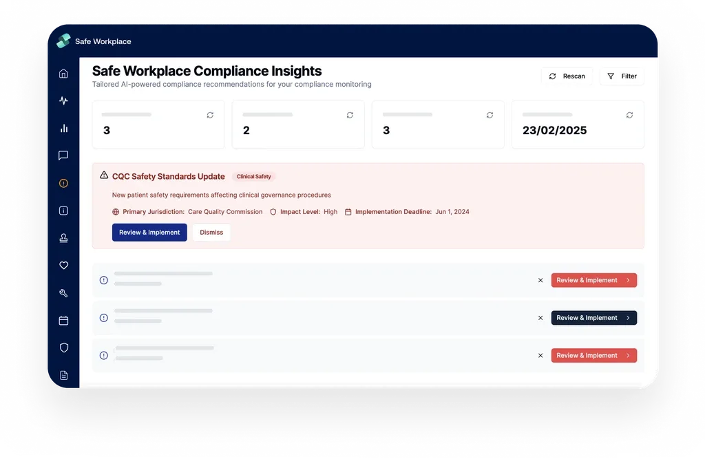 Safe Workplace GRC Software